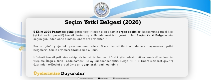 Seçim Yetki Belgesi (2026)